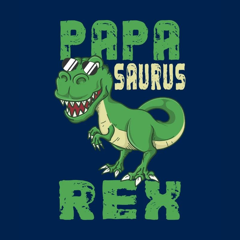 Papasaurus Rex Dinosaurier T-Rex Papa Geschenk