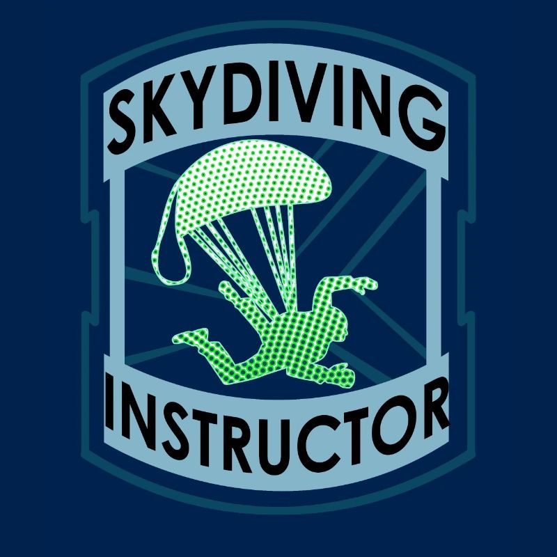 Skydiving Fallschirm Lehrer Trainer T-Shirt