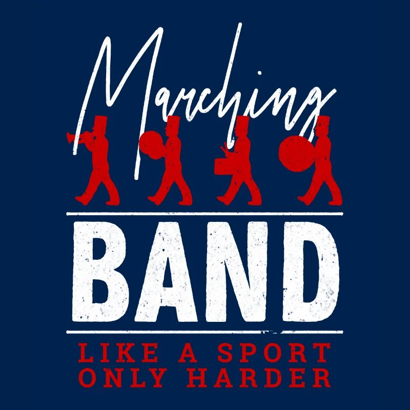 Saison de sport de bande de Marching TShirt comme un sport