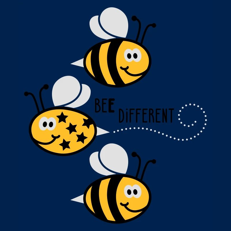 Be different - be yourself - Biene - Bee - 3C