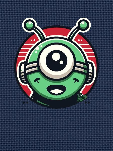 Freundlicher Alien-Cyclops