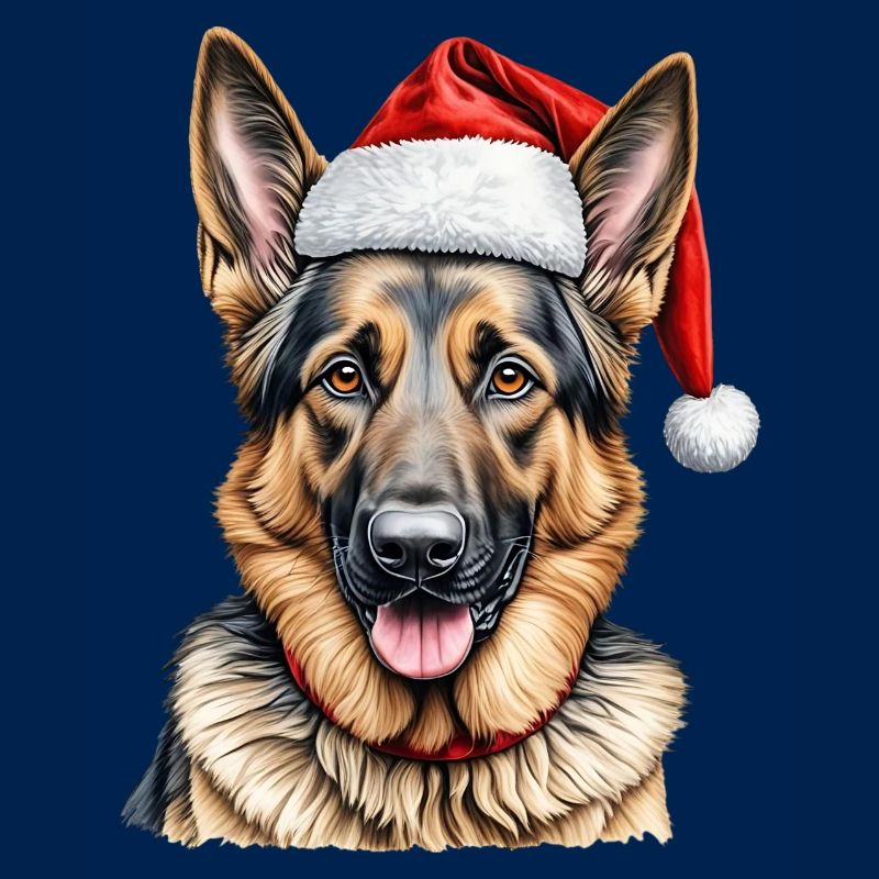Weihnachten Deutscher Schäferhund