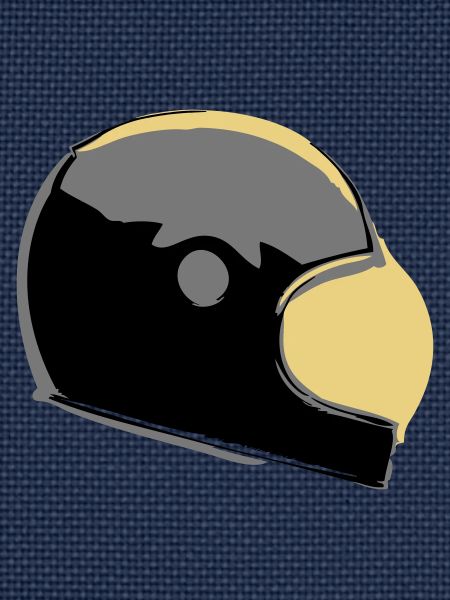 Retro Cafe Racer Helmet