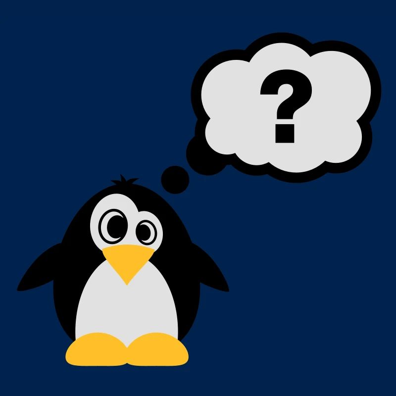 Pinguine Fragezeichen
