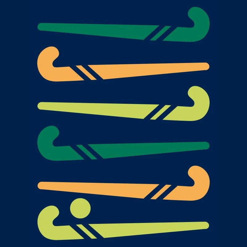 Hockeyschläger bunt