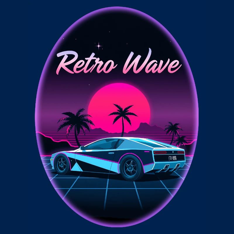 “Retro Wave” design