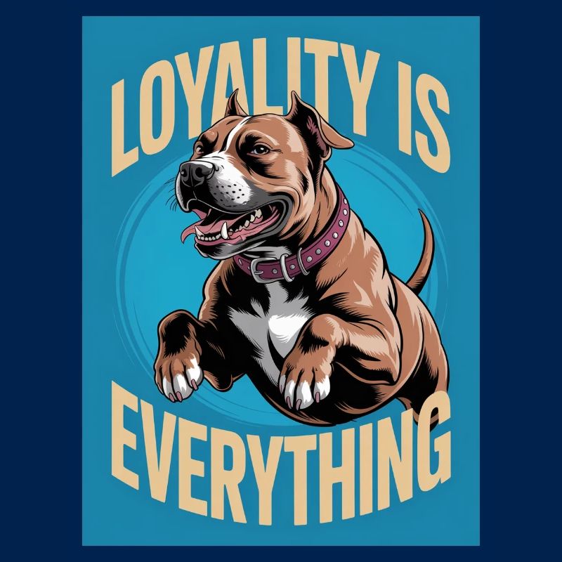 Dogo Canario with "Loyalty is everything"