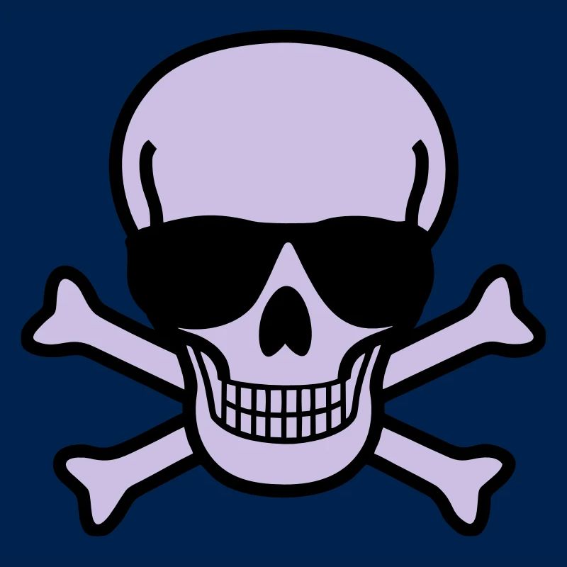 Skull with Sunglasses - 2 colors