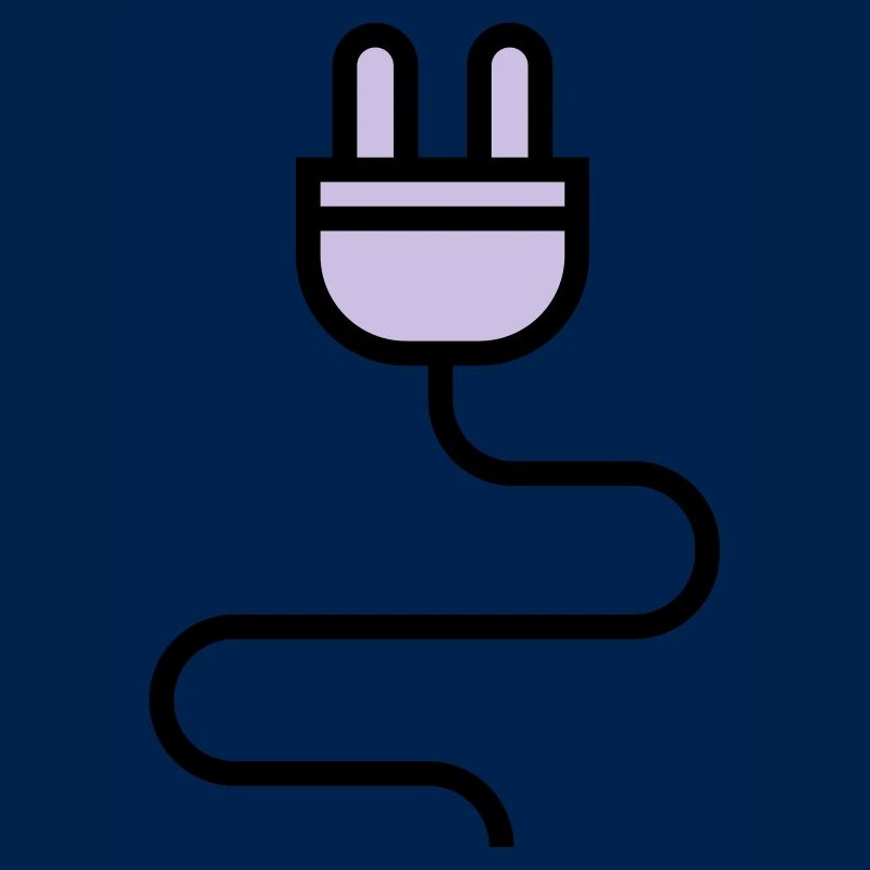 Power cable, plug