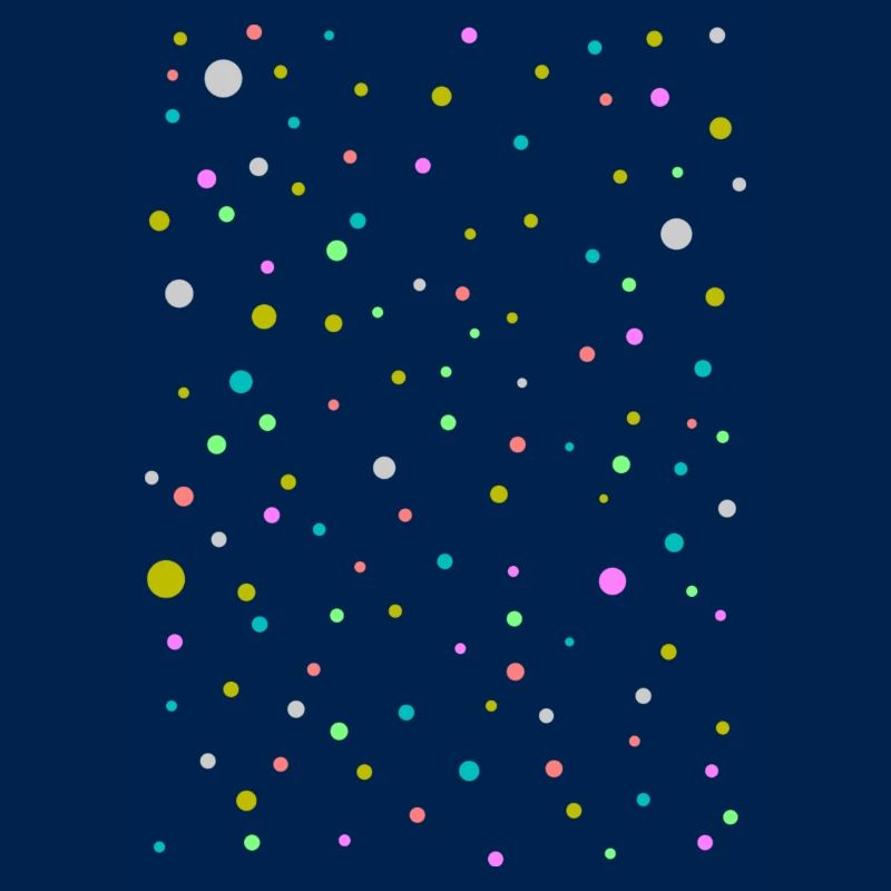 Points colorés, beau, design à la mode