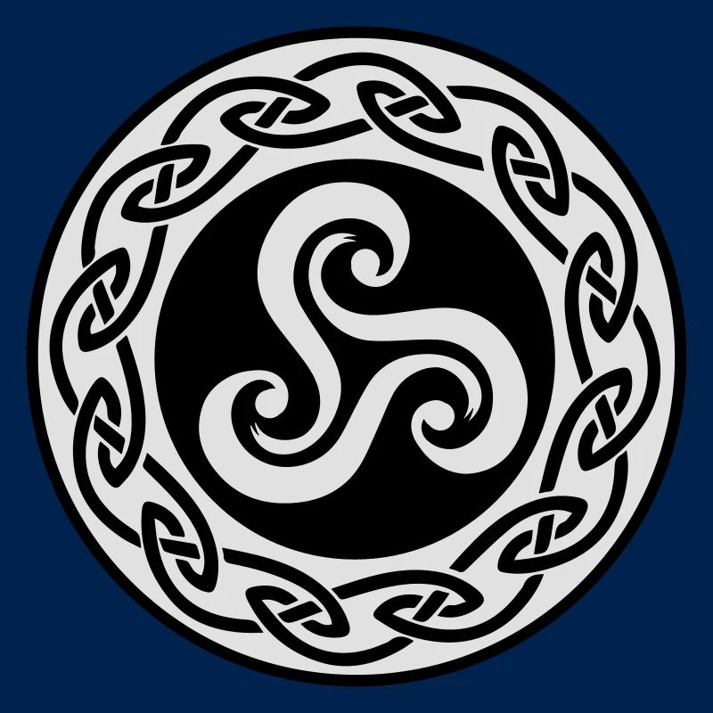 Triskell avec decor celte