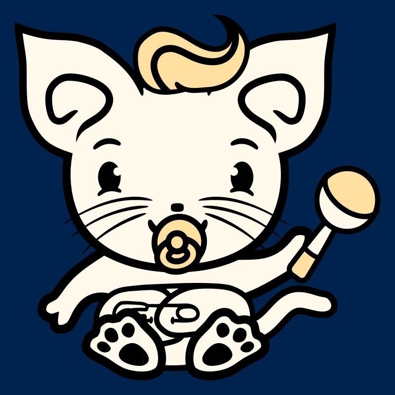 Baby Cat Cute Pacifier Kitten Rattle Child