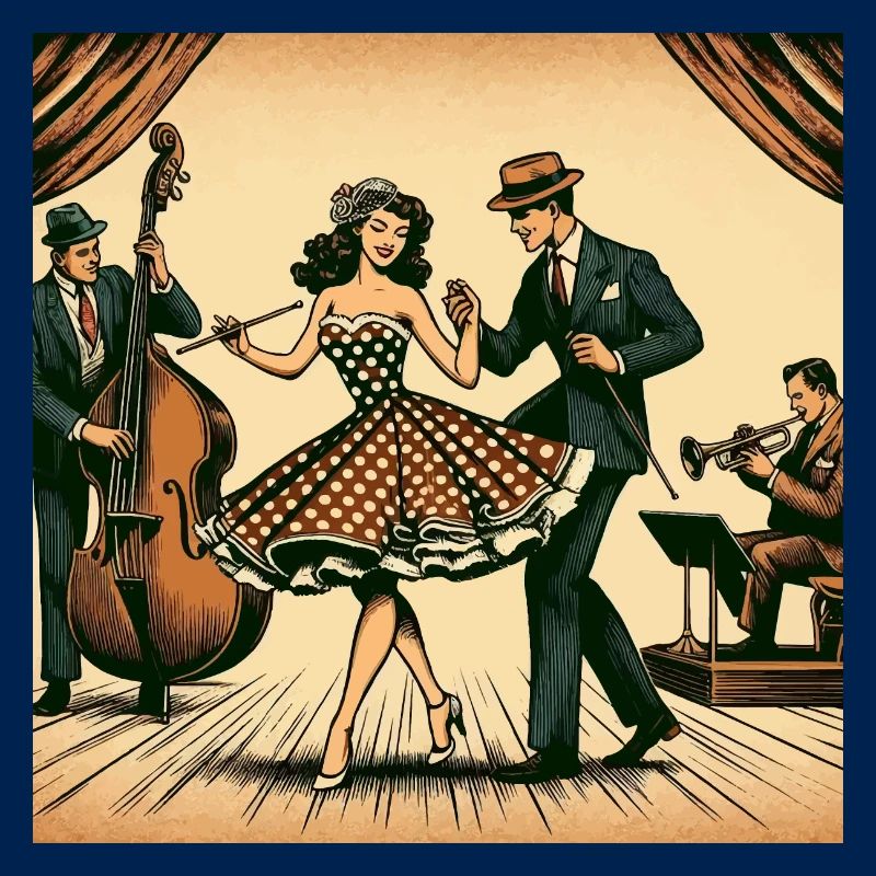 Retro dance performance