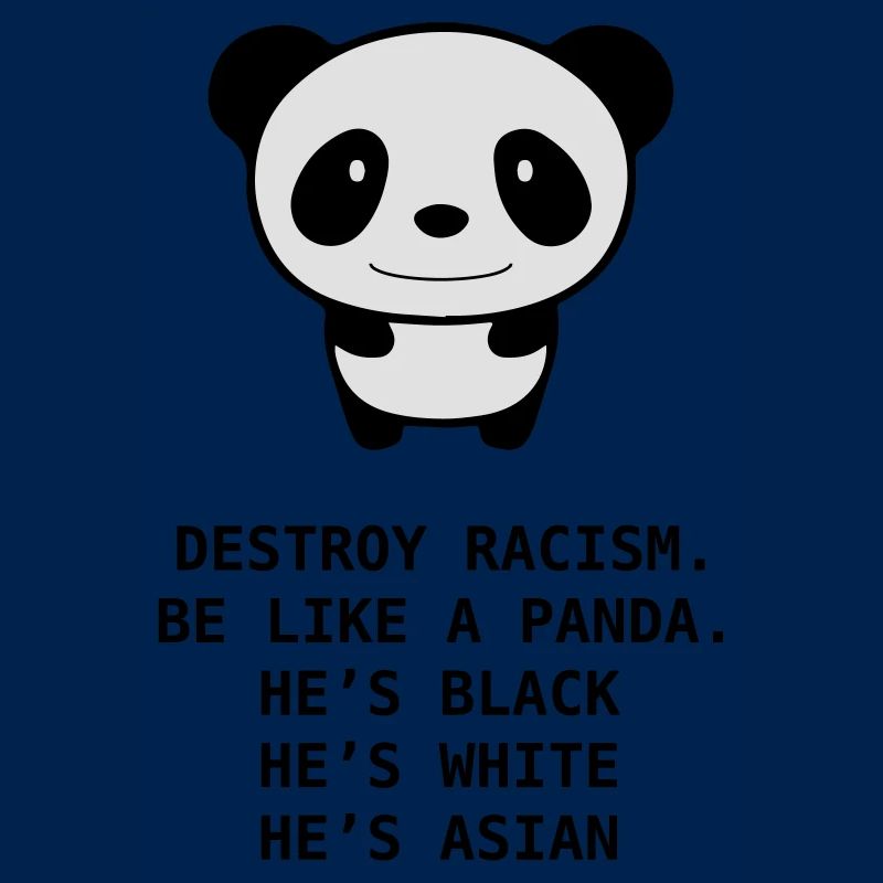 destroy racism panda