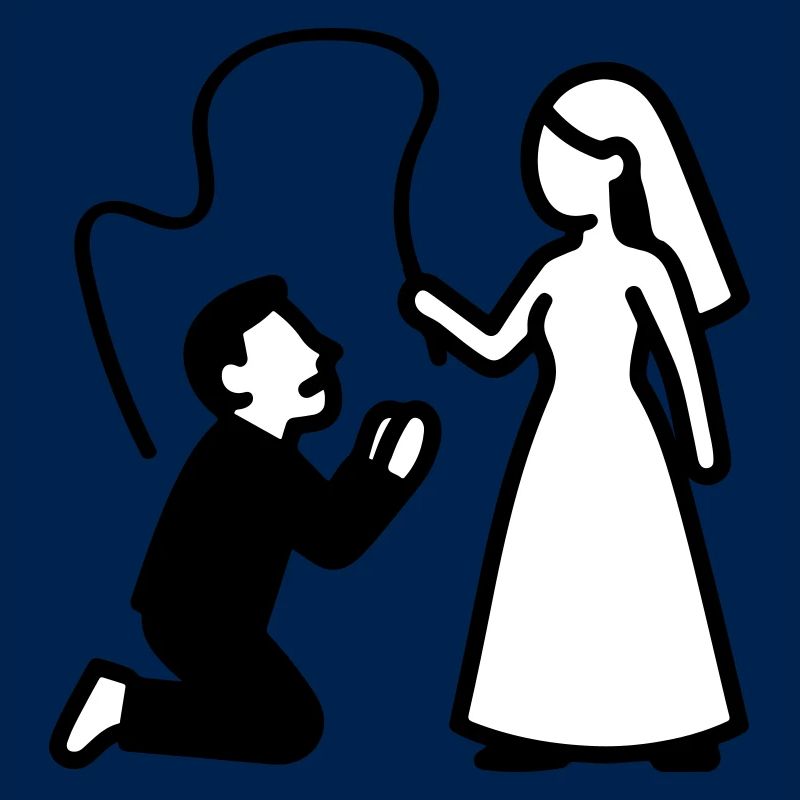 Ehepaar Hochzeit Peitsche