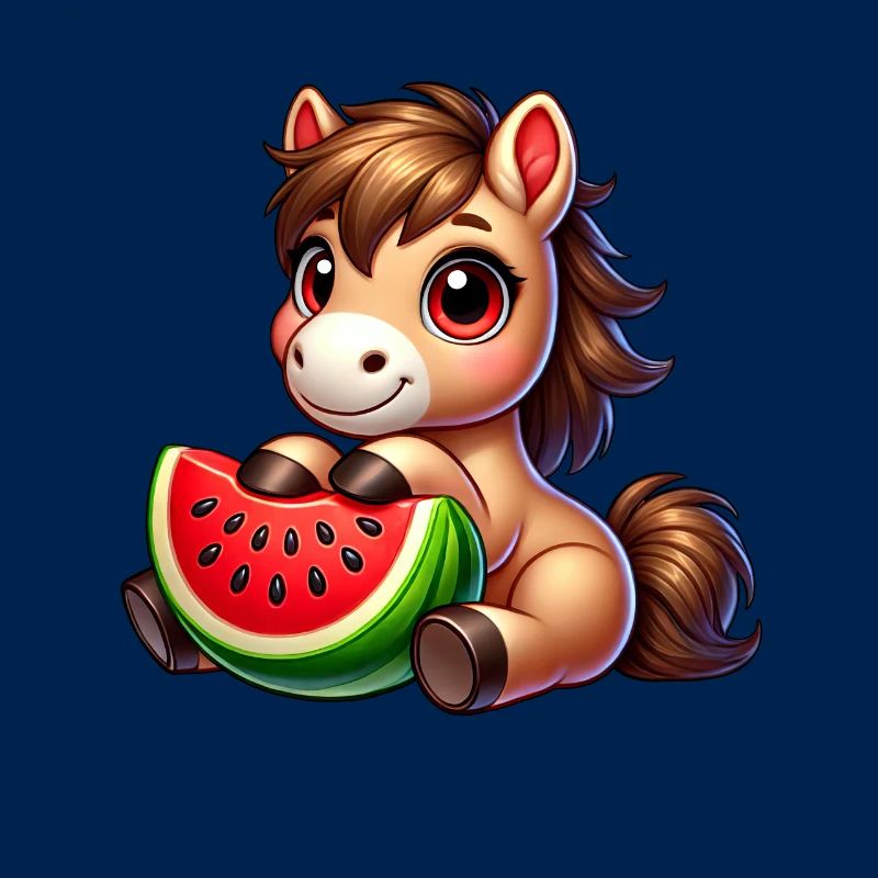 Fruchtiges Sommerpferd Wassermelone