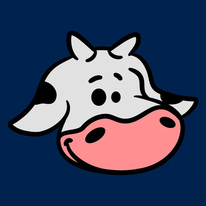 Visage de mignon de veau vache