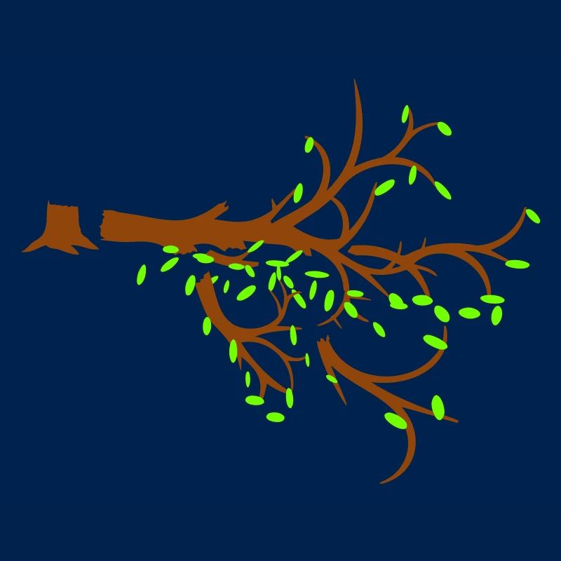 Felled Lumberjack Tree Forest Sapling Silhouette