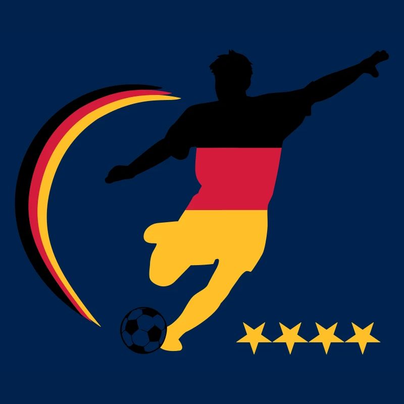 Soccer Player Germany, colors freely selectable