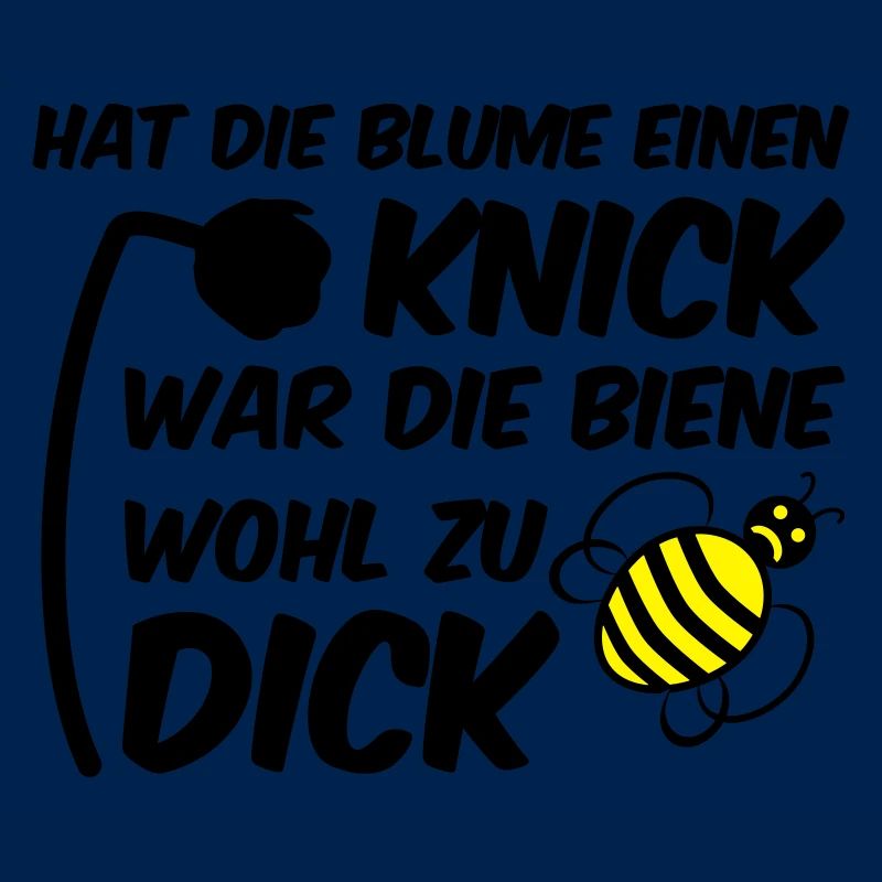 Biene zu dick Blume Knick Blüte