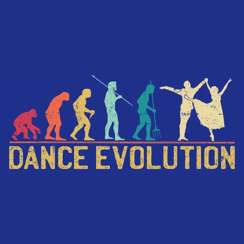 Conception de silhouette d'évolution de la danse