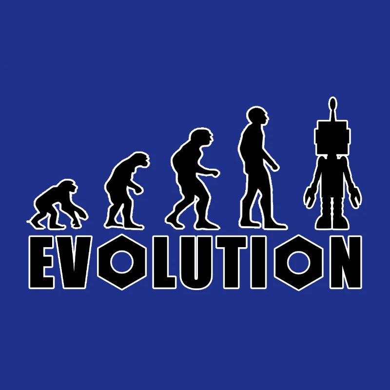 Evolution von Mensch zu Android