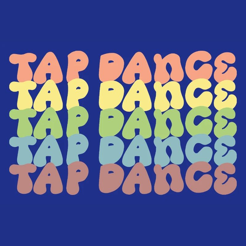 Regenbogen Tapdance Muster