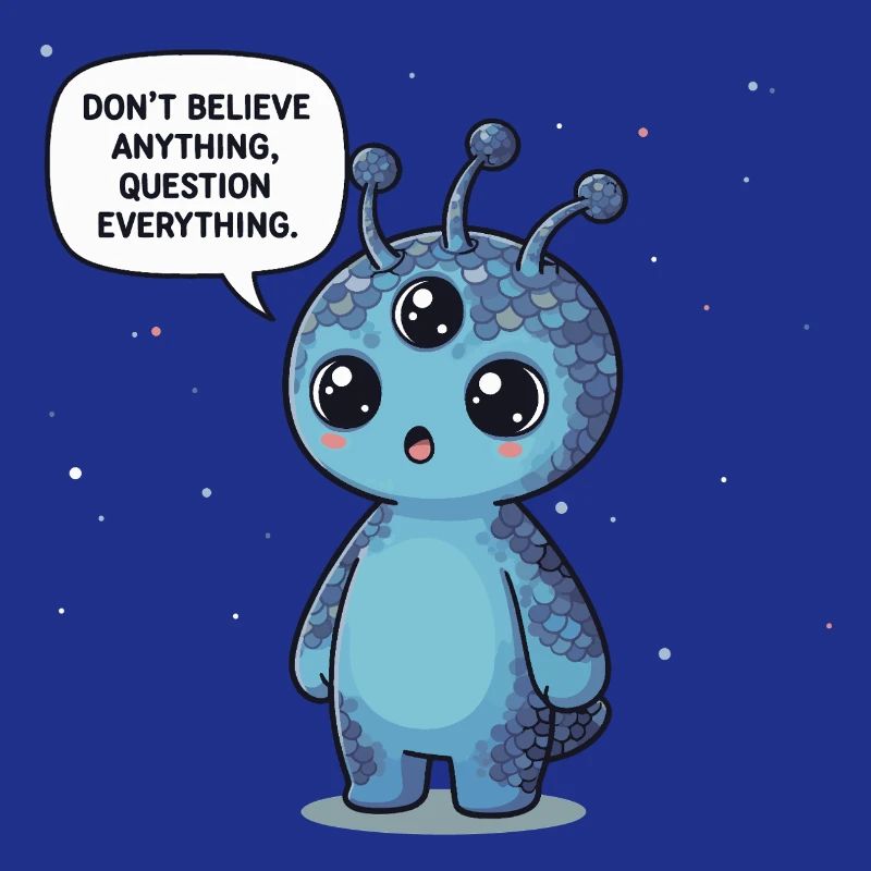 Cute Alien: Statement - Question everything