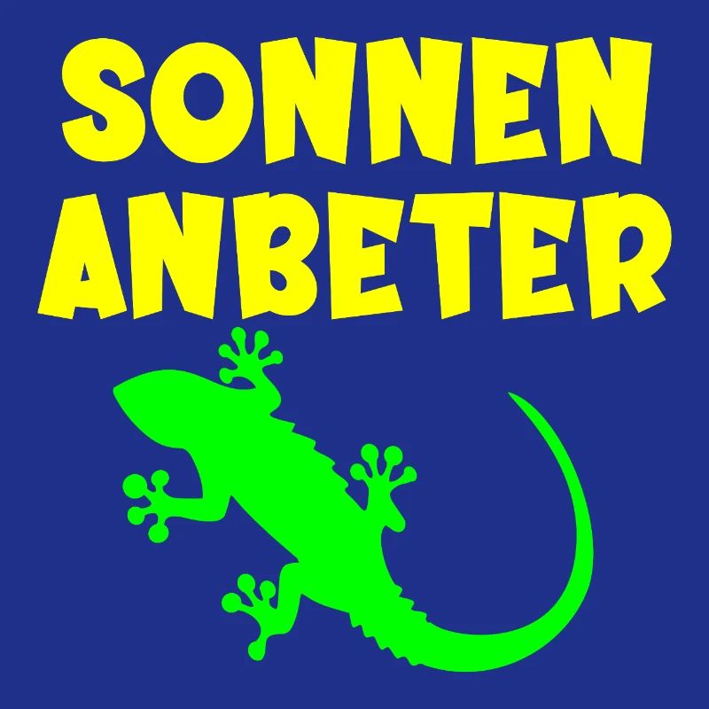Sonnenanbeter Eidechse - Sommer Sonne