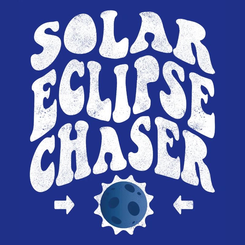 Solar eclipse chaser white