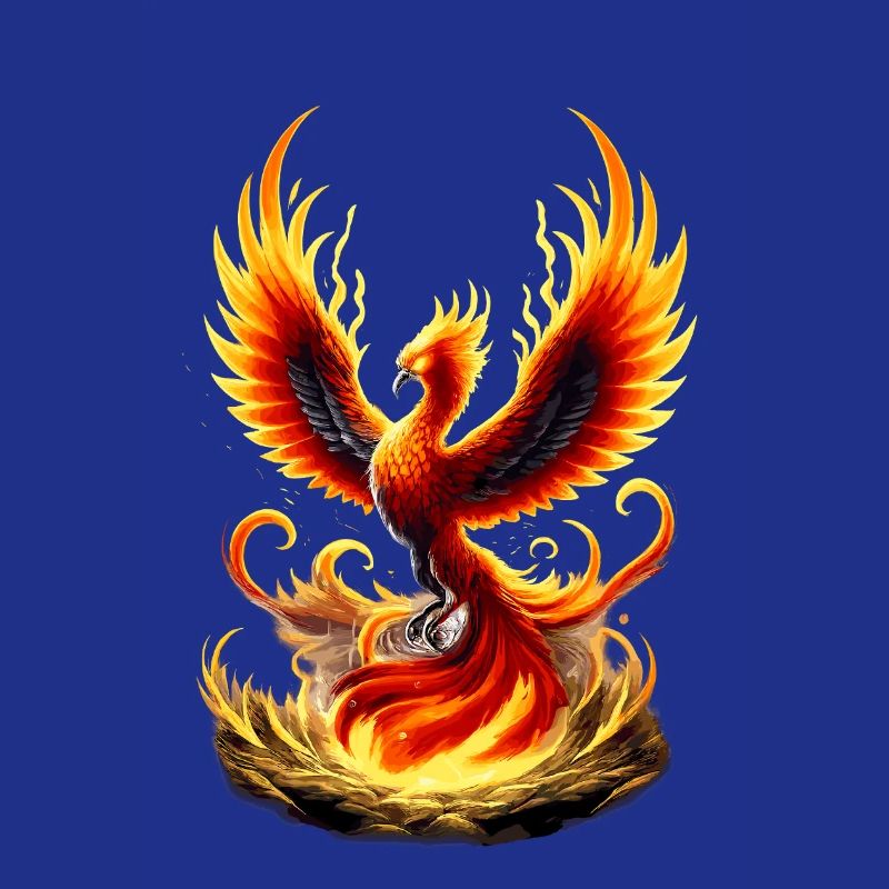 Fire Phoenix Flame Vortex