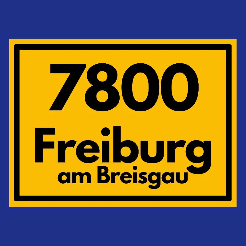 OLD POSTCODE POSTCODE RETRO 7800 FREIBURG BREISGAU