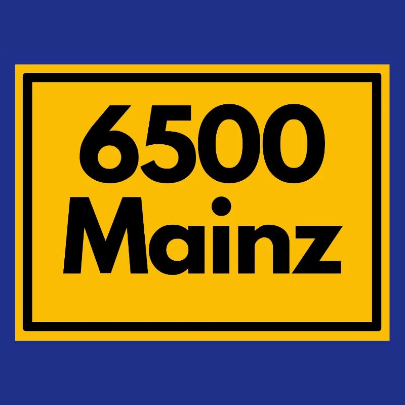 ANCIEN CODE POSTAL RETRO 6500 MAINZ MEEENZ