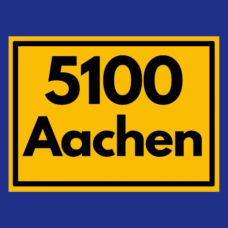 OLD POSTCODE POSTCODE RETRO 5100 AACHEN DREILÄNDER