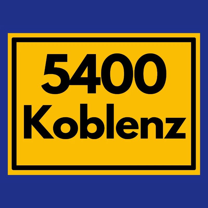OLD POSTCODE POSTCODE RETRO 5400 KOBLENZ GERMAN