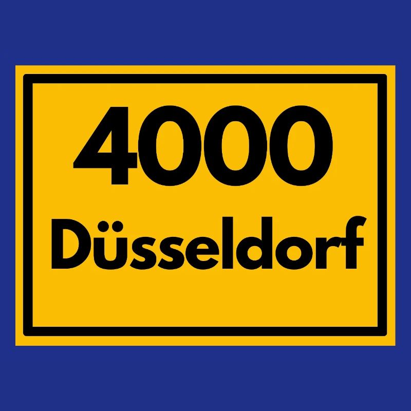 OLD POSTCODE POSTCODE RETRO 4000 DÜSSELDORF - OLD