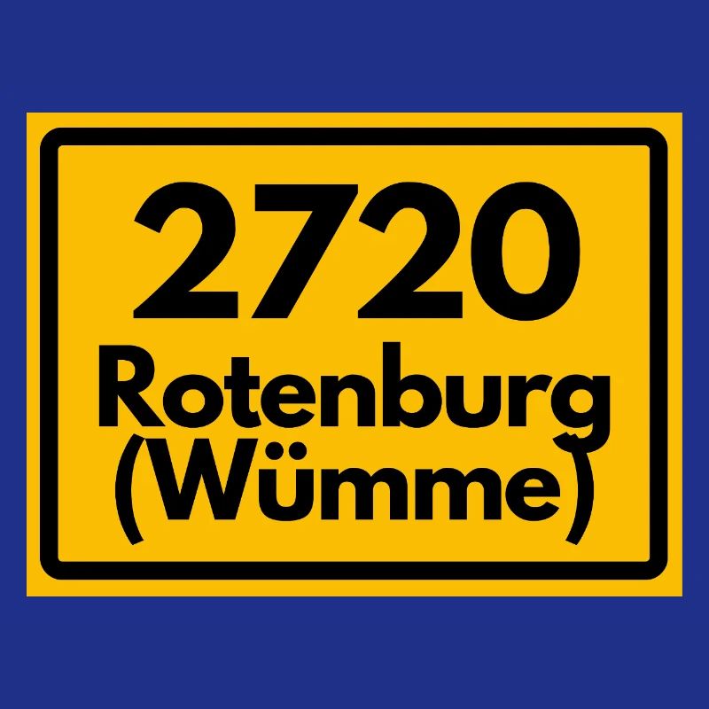 OLD POSTCODE ZIP CODE RETRO 2720 ROTENBURG WÜMME!