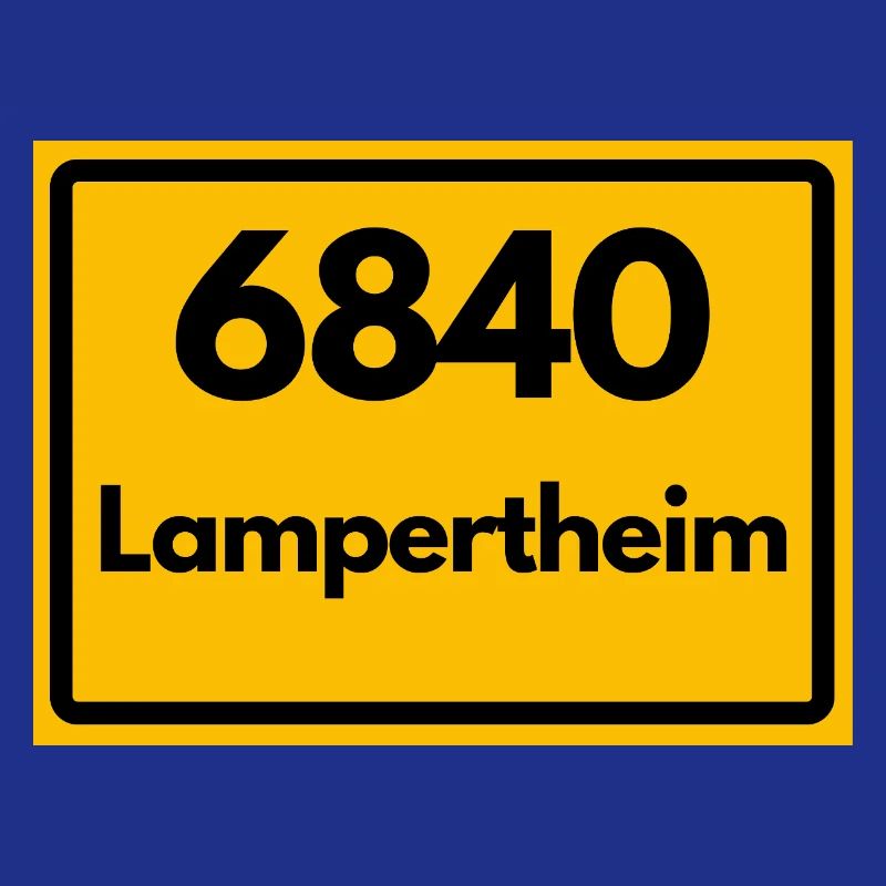 ANCIEN CODE POSTAL RETRO 6840 LAMPERTHEIM