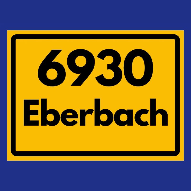 ANCIEN CODE POSTAL RETRO 6930 EBERBACH HEIMAT