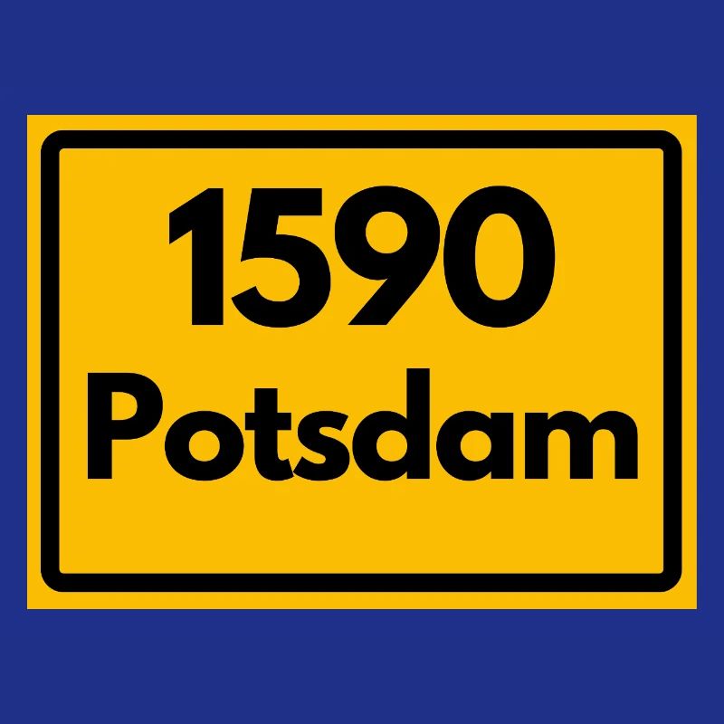 OLD POSTCODE POSTCODE RETRO 1590 POTSDAM HEIMAT