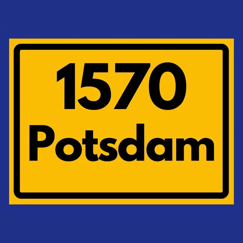 OLD POSTCODE POSTCODE RETRO 1570 POTSDAM HEIMAT