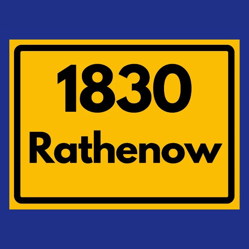 ANCIEN CODE POSTAL RÉTRO 1830 RATHENOW HEIMAT