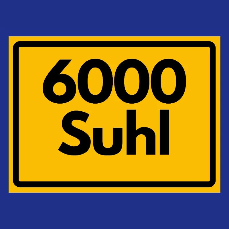 OLD POSTCODE 6000 SUHL HEIMATSTOLZ ORIGINAL