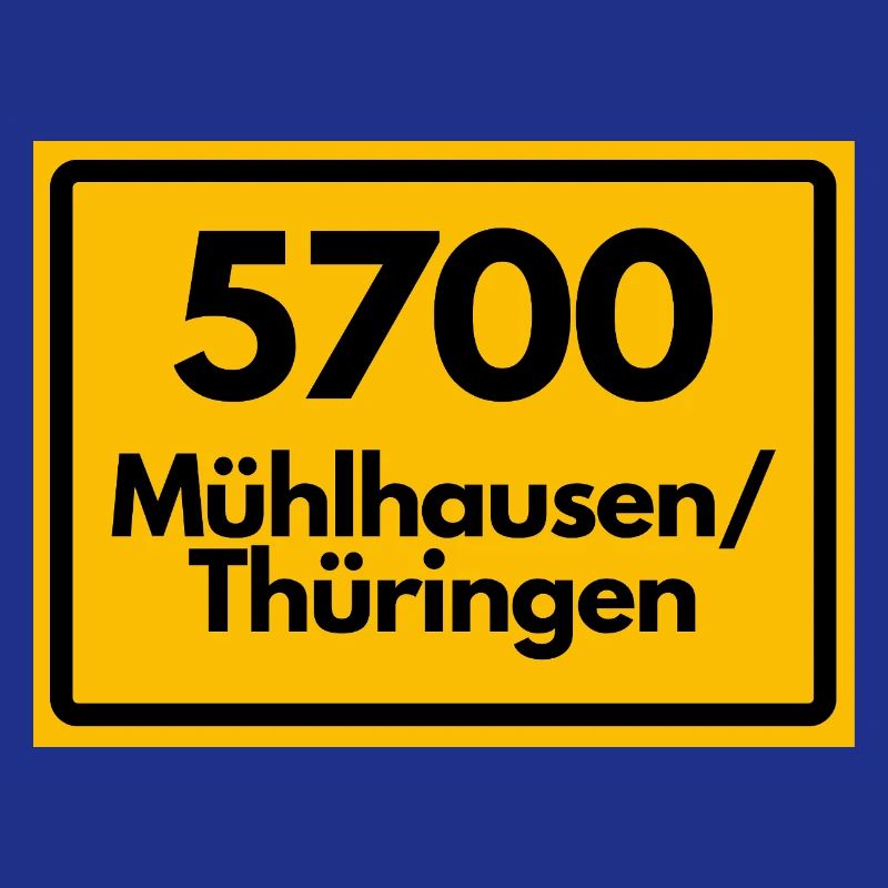 OLD POSTCODE 5700 MÜHLHAUSEN THURINGIA
