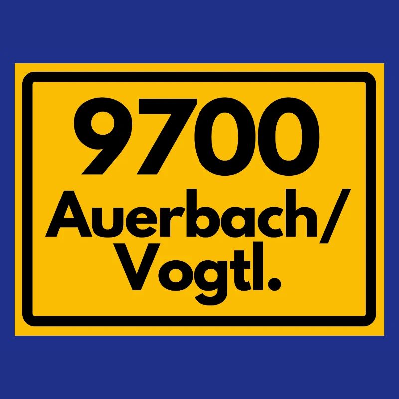 ANCIEN CODE POSTAL 9700 AUERBACH/VOGTL. SAXONY