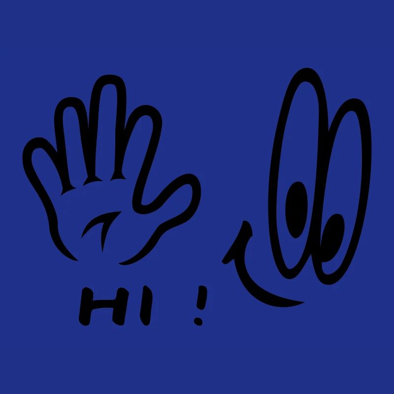 Handzeichen, Hi , Comic