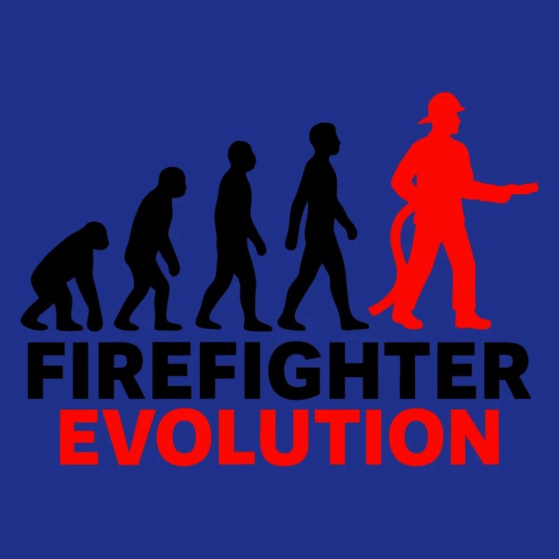 Firefighter Evolution Hero Gift Cool