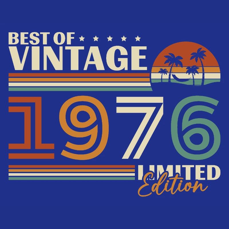 1976 Vintage Retro Geburtstagsgeschenk