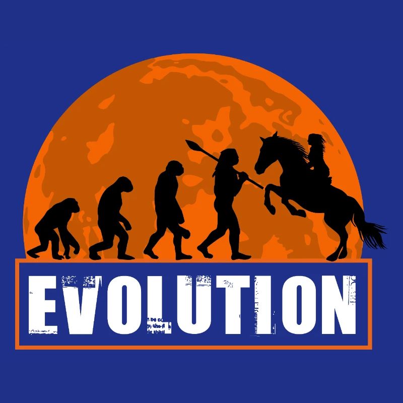 Évolution du jockey de courses de chevaux Cavalier