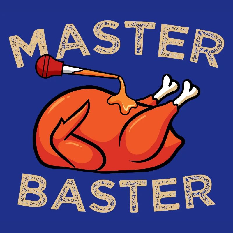 Master Baster Graphique drôle de cuisine BBQ Dinde
